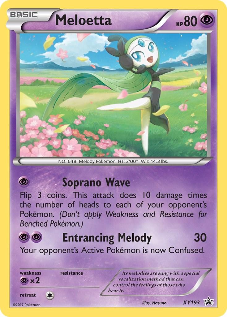 Meloetta #XY193 Pokemon Promo