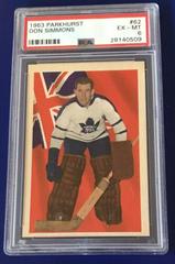 Don Simmons Hockey Cards 1963 Parkhurst Prices