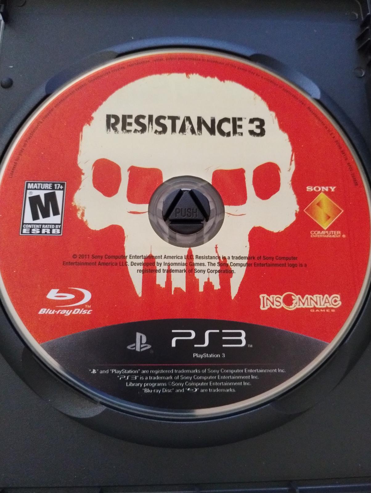 Jeu PS3 Resistance 3 - Édition Steelbook (boîtier Métal) - Très Bon état