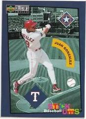 Juan Gonzalez #27 Baseball Cards 1998 Collector's Choice Stick Ums Prices