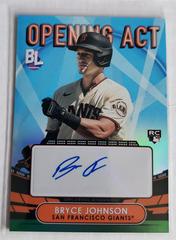 Bryce Johnson [Blue] #OAA-BJ Baseball Cards 2023 Topps Big League Opening Act Autographs Prices