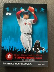 Daisuke Matsuzaka Baseball Cards 2009 Topps Toppstown Prices