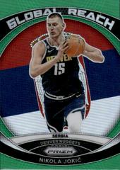 Nikola Jokic [Green] #3 Basketball Cards 2023 Panini Prizm Global Reach Prices