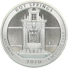 2010 S [SILVER HOT SPRINGS PROOF] Coins America the Beautiful Quarter Prices