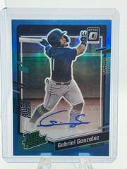Gabriel Gonzalez [Caroline Blue] #RPS-GG Baseball Cards 2023 Panini Donruss Optic Rated Prospect Signatures Prices