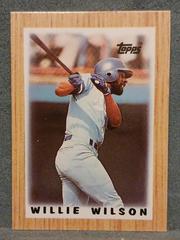 Willie Wilson Baseball Cards 1987 Topps Mini League Leaders Prices