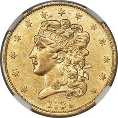1834 [SCRIPT 8 CROSSLET 4 HM-9] Coins Classic Head Half Eagle Prices