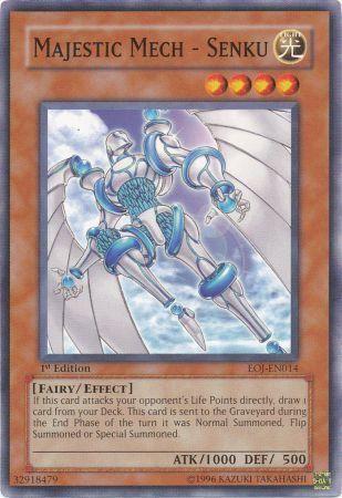 Majestic Mech - Senku [1st Edition] EOJ-EN014 YuGiOh Enemy of Justice