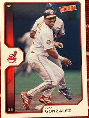 Juan Gonzalez #68 Baseball Cards 2002 Upper Deck Victory Prices
