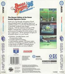 Bases Loaded 96 - Back | Bases Loaded 96: Double Header Sega Saturn