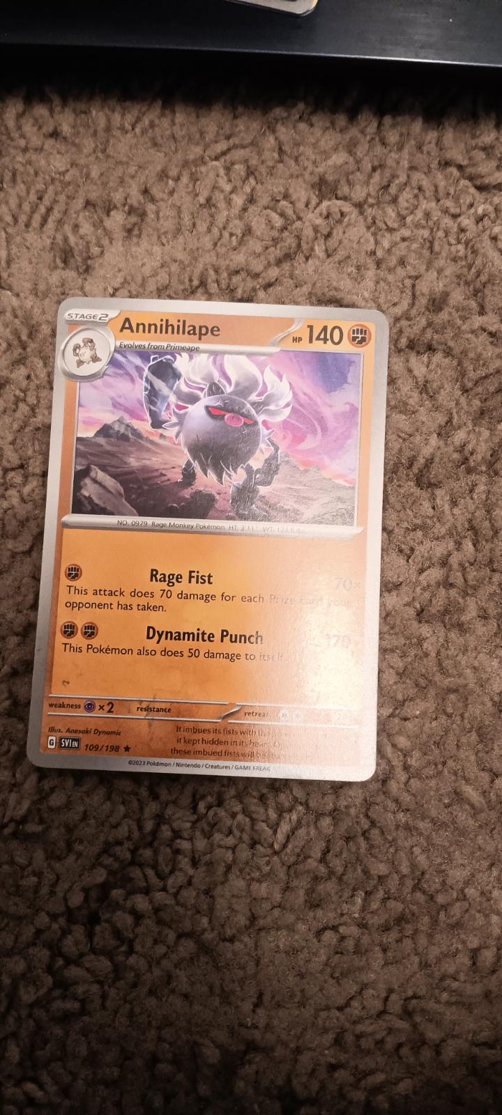 Annihilape #47 Pokemon Paldean Fates