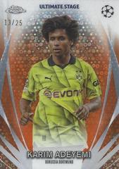 Karim Adeyemi [Orange] #USC-11 Soccer Cards 2023 Topps UEFA Club Ultimate Stage Prices