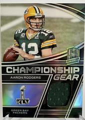 Aaron Rodgers Football Cards 2022 Panini Spectra Championship Gear Prices