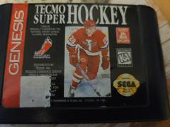 Cartridge (Front) | Tecmo Super Hockey Sega Genesis