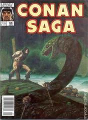 Conan Saga #34 (1990) Comic Books Conan Saga Prices