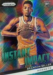 Brandon Miller [Green] #4 Basketball Cards 2023 Panini Prizm Instant Impact Prices