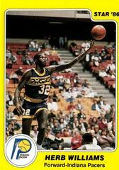 Herb Williams #87 Basketball Cards 1986 Star Prices