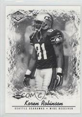 Koren Robinson [Shadow] #211 Football Cards 2001 Pacific Impressions Prices
