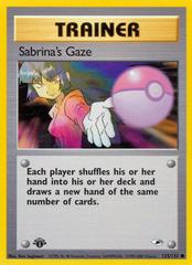Sabrina's Gaze [1st Edition] Pokemon Gym Heroes Prices