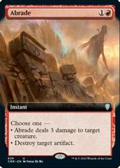 Abrade [Extended Art] Magic Commander Legends Prices