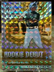 Ke’Bryan Hayes [Mosaic] #RD10 Baseball Cards 2021 Panini Mosaic Rookie Debut Prices