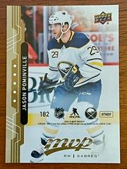 Jason Pominville [Puzzle Piece] Hockey Cards 2018 Upper Deck MVP Prices
