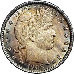 1908 O Coins Barber Quarter Prices