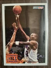 Tyrone Hill #264 Basketball Cards 1993 Fleer Prices