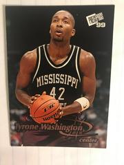 Tyrone Washington #33 Basketball Cards 1999 Press Pass Prices