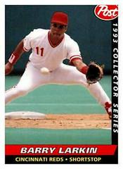 Barry Larkin #28 Baseball Cards 1993 Post Cereal Prices