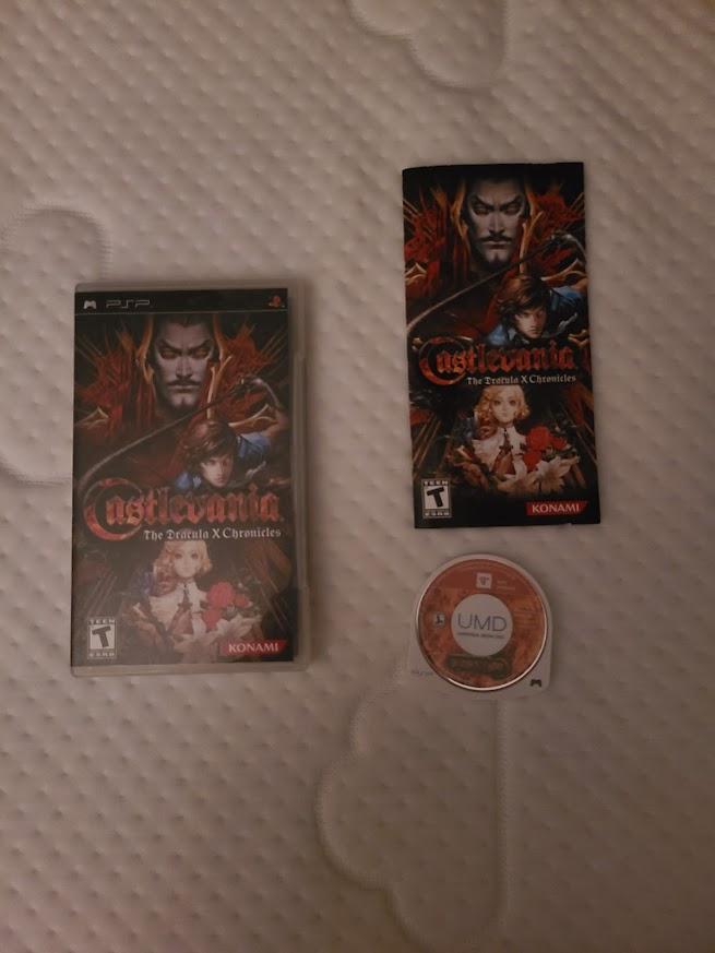 Castlevania Dracula X Chronicles Item, Box, and Manual PSP
