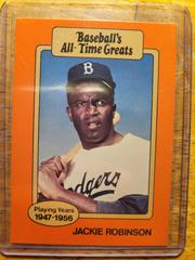 Jackie Robinson[red back] Baseball Cards 1987 Hygrade All Time Greats Prices