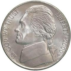 2000 P Coins Jefferson Nickel Prices