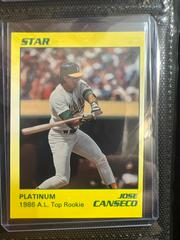Jose Canseco [1986 A. L. Top Rookie] #96 Baseball Cards 1990 Star Platinum Edition Prices