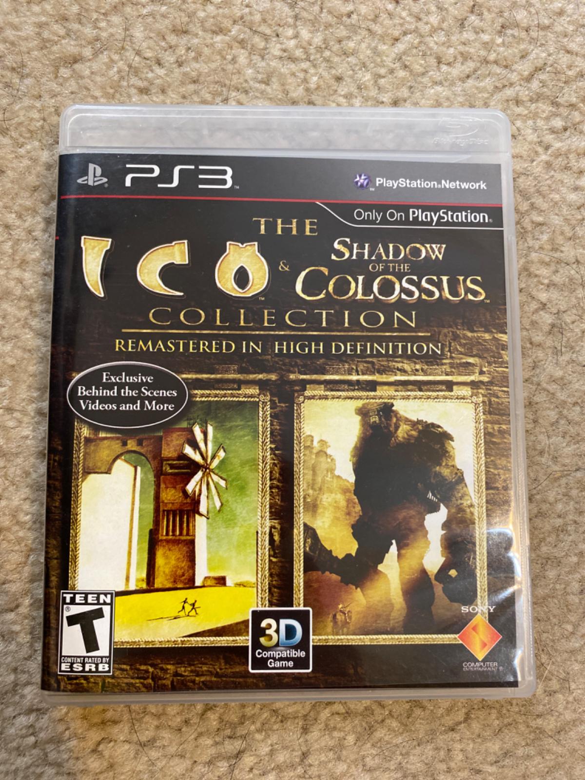 The Ico And Shadow Of The Colossus Collection (Sony PlayStation 3) PS3  Complete