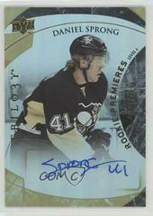 Daniel Sprong [Autograph] #154 Hockey Cards 2015 Upper Deck Trilogy Prices