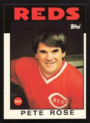 Pete Rose Baseball Cards 1986 Topps Tiffany Prices