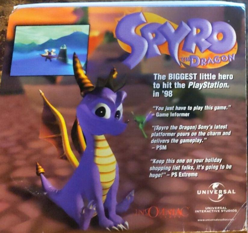 Spyro the Dragon Demo Playstation