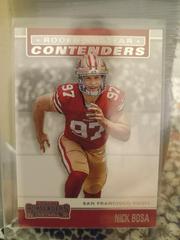 Nick Bosa #RYA-NB Football Cards 2019 Panini Contenders Rookie of the Year Contenders Prices