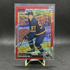 Connor McDavid [Red Surge] #1 Hockey Cards 2020 O Pee Chee Platinum Prices