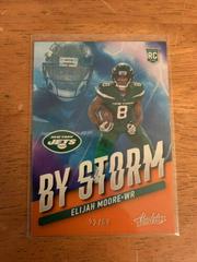 Elijah Moore [Orange] #BST-14 Football Cards 2021 Panini Absolute By Storm Prices