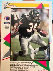 Steve Broussard Football Cards 1991 Pacific Flash Cards Prices