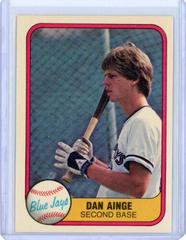 Dan Ainge #418 Baseball Cards 1981 Fleer Prices