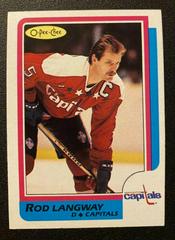 Rod Langway Hockey Cards 1986 O-Pee-Chee Prices