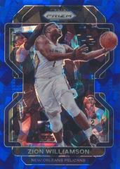 Zion Williamson [Blue Ice Prizm] Basketball Cards 2021 Panini Prizm Prices