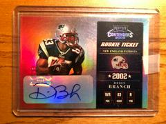 Deion Branch [Autograph] #124 Football Cards 2002 Playoff Contenders Prices