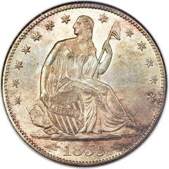 1855 S [ARROWS PROOF] Coins Seated Liberty Half Dollar Prices
