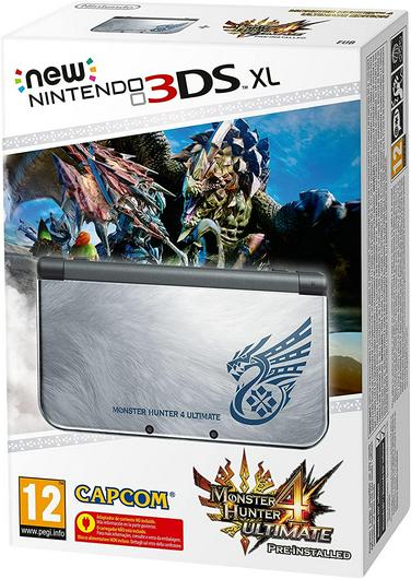 New Nintendo 3DS XL Monster Hunter 4 Edition Cover Art