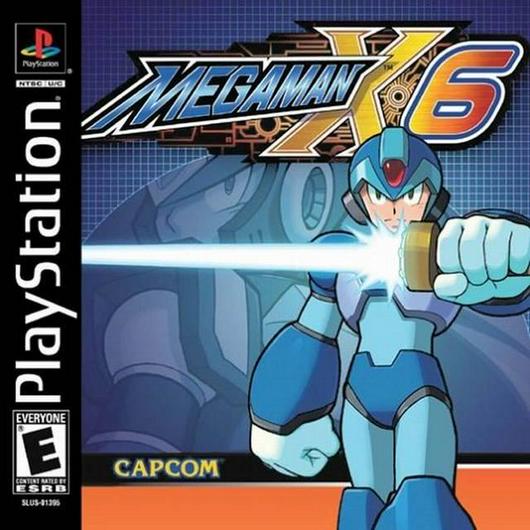 Mega Man X6 Cover Art