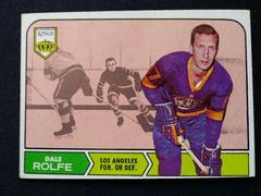 Dale Rolfe #41 Hockey Cards 1968 O-Pee-Chee Prices